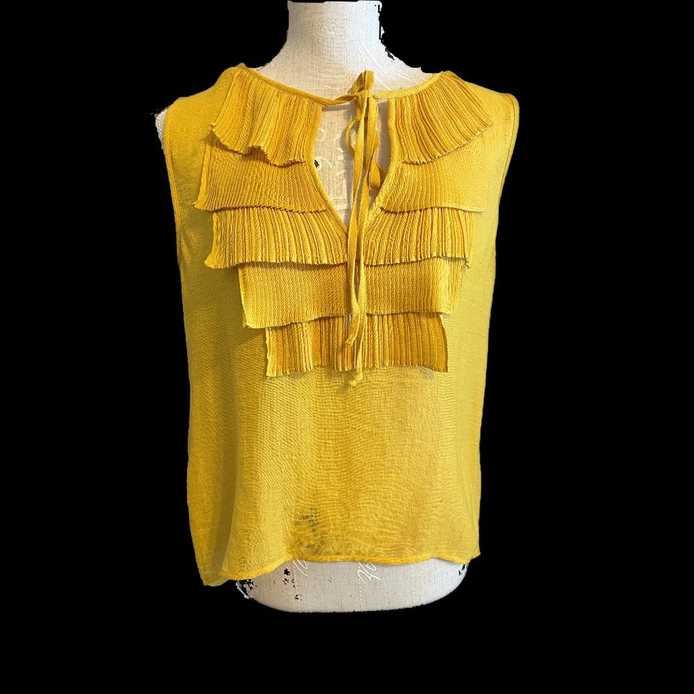 NWT Netty Mustard Top-S